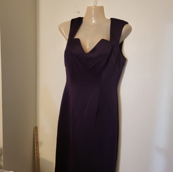 CB Established 1962 Eggplant Dress Size4 - Picture 6 of 7
